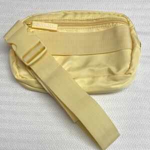 TONYMOLY Yellow Belt Bag | Pastel Fanny Pack Crossbody | K-Beauty